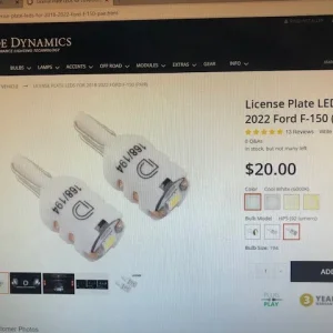 Replacement LED for rear license plate 2021 Diode Dynamics Cool white HP5.jpg